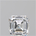 Natural Diamond 1.01 Carats, Asscher with  Cut, F Color, VVS2 Clarity and Certified by GIA