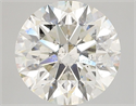 Natural Diamond 5.02 Carats, Round with Excellent Cut, I Color, SI1 Clarity and Certified by IGI