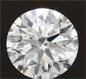 Natural Diamond 1.08 Carats, Round with Excellent Cut, J Color, VS1 Clarity and Certified by IGI