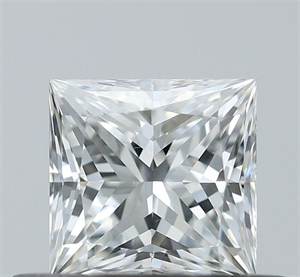 Foto Diamante Natural 0.46 quilates, Princesa , Color E, claridad VS1 y certificado GIA de