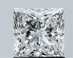 Picture of Natural Diamond 1.06 Carats, Princess with  Cut, G Color, VVS1 Clarity and Certified by GIA