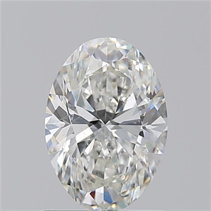 Picture of Natural Diamond 1.20 Carats, Oval with  Cut, H Color, SI2 Clarity and Certified by GIA