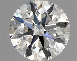 Picture of Natural Diamond 0.91 Carats, Round with Excellent Cut, H Color, SI1 Clarity and Certified by GIA