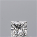 Natural Diamond 0.24 Carats, Princess with  Cut, D Color, VS1 Clarity and Certified by GIA