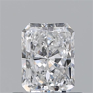 Picture of Natural Diamond 0.52 Carats, Radiant with  Cut, E Color, VS2 Clarity and Certified by GIA