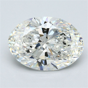 Picture of Natural Diamond 4.01 Carats, Oval with  Cut, G Color, VS2 Clarity and Certified by GIA