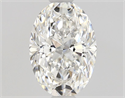 Diamante Natural 0.72 quilates, Ovalado , Color F, claridad IF y certificado GIA
