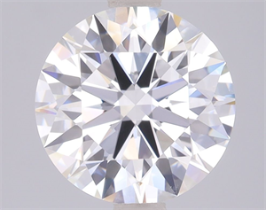 Picture of Lab Grown Diamond 2.52 Carats, Round with Ideal Cut, E Color, VVS2 Clarity and Certified by IGI