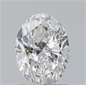 Natural Diamond 0.70 Carats, Oval with  Cut, D Color, VS1 Clarity and Certified by GIA