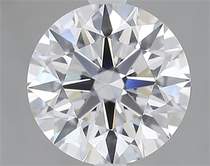 Picture of Lab Grown Diamond 2.30 Carats, Round with Excellent Cut, E Color, VS1 Clarity and Certified by GIA