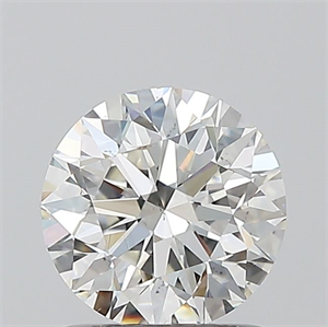 Picture of Natural Diamond 1.00 Carats, Round with Excellent Cut, H Color, SI1 Clarity and Certified by GIA
