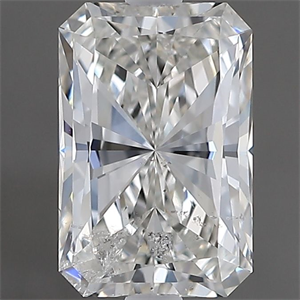 Picture of Natural Diamond 1.01 Carats, Radiant with  Cut, G Color, SI2 Clarity and Certified by IGI