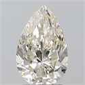 Natural Diamond 1.70 Carats, Pear with  Cut, L Color, VS2 Clarity and Certified by GIA
