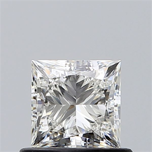 Picture of Natural Diamond 0.70 Carats, Princess with  Cut, I Color, VVS1 Clarity and Certified by GIA
