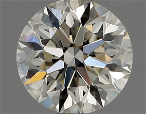 Picture of Natural Diamond 0.71 Carats, Round with Excellent Cut, I Color, VS2 Clarity and Certified by IGI