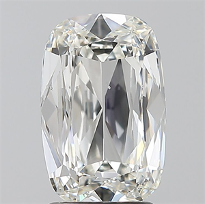 Picture of Natural Diamond 1.70 Carats, Cushion with  Cut, G Color, SI2 Clarity and Certified by GIA