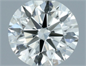 Natural Diamond 0.70 Carats, Round with Excellent Cut, H Color, VS1 Clarity and Certified by IGI