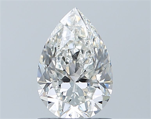 Picture of Natural Diamond 1.00 Carats, Pear with  Cut, G Color, VS2 Clarity and Certified by GIA