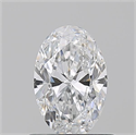Diamante Natural 0.72 quilates, Ovalado , Color D, claridad VVS1 y certificado GIA