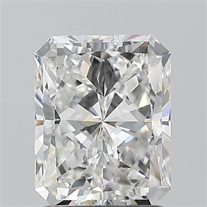 Foto Diamante Natural 1.50 quilates, Radiante , Color G, claridad SI1 y certificado GIA de