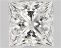 Natural Diamond 0.84 Carats, Princess with  Cut, H Color, VVS2 Clarity and Certified by GIA