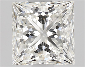 Picture of Natural Diamond 0.84 Carats, Princess with  Cut, H Color, VVS2 Clarity and Certified by GIA