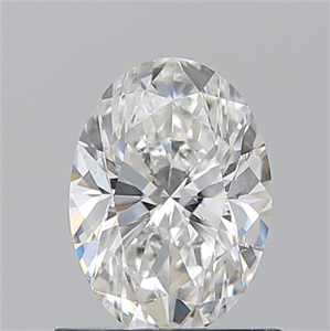 Picture of Natural Diamond 0.90 Carats, Oval with  Cut, G Color, SI1 Clarity and Certified by GIA