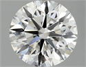 Lab Grown Diamond 2.91 Carats, Round with Excellent Cut, F Color, VS1 Clarity and Certified by IGI