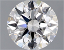 Diamante Natural 1.18 quilates, Redondo , Color E, claridad IF y certificado GIA