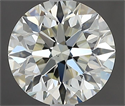 Natural Diamond 1.20 Carats, Round with Excellent Cut, K Color, VS1 Clarity and Certified by IGI