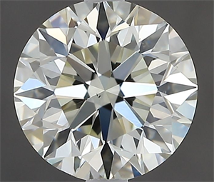 Picture of Natural Diamond 1.20 Carats, Round with Excellent Cut, K Color, VS1 Clarity and Certified by IGI