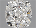 Natural Diamond 0.51 Carats, Cushion with  Cut, F Color, SI2 Clarity and Certified by GIA