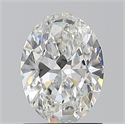 Natural Diamond 1.20 Carats, Oval with  Cut, G Color, VS2 Clarity and Certified by GIA