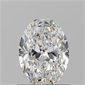 Natural Diamond 0.78 Carats, Oval with  Cut, D Color, VS1 Clarity and Certified by GIA