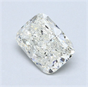 Natural Diamond 1.50 Carats, Cushion with  Cut, J Color, SI2 Clarity and Certified by GIA