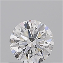 Natural Diamond 0.62 Carats, Round with Excellent Cut, E Color, VVS1 Clarity and Certified by GIA