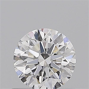 Picture of Natural Diamond 0.62 Carats, Round with Excellent Cut, E Color, VVS1 Clarity and Certified by GIA