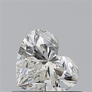 Picture of Natural Diamond 0.50 Carats, Heart with  Cut, J Color, SI1 Clarity and Certified by GIA
