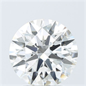 Lab Grown Diamond 3.01 Carats, Round with Ideal Cut, E Color, VS2 Clarity and Certified by IGI