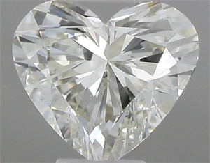 Picture of Natural Diamond 0.40 Carats, Heart with  Cut, I Color, VS2 Clarity and Certified by IGI