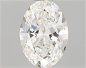 Natural Diamond 0.40 Carats, Oval with  Cut, F Color, VVS1 Clarity and Certified by GIA