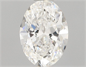 Natural Diamond 0.40 Carats, Oval with  Cut, F Color, VVS1 Clarity and Certified by GIA