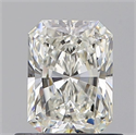 Natural Diamond 0.71 Carats, Radiant with  Cut, I Color, VS1 Clarity and Certified by GIA