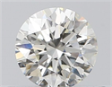 Diamante Natural 0.41 quilates, Redondo , Color J, claridad IF y certificado GIA