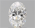 Natural Diamond 1.03 Carats, Oval with  Cut, F Color, VS1 Clarity and Certified by GIA