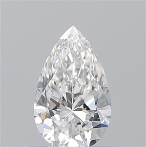 Picture of Natural Diamond 0.50 Carats, Pear with  Cut, E Color, VS1 Clarity and Certified by GIA