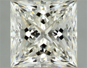 Picture of Natural Diamond 1.02 Carats, Princess with  Cut, I Color, VVS1 Clarity and Certified by GIA