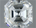 Natural Diamond 1.01 Carats, Asscher with  Cut, H Color, VVS2 Clarity and Certified by IGI