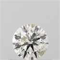 Natural Diamond 0.42 Carats, Round with Excellent Cut, I Color, I1 Clarity and Certified by IGI