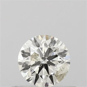 Picture of Natural Diamond 0.42 Carats, Round with Excellent Cut, I Color, I1 Clarity and Certified by IGI